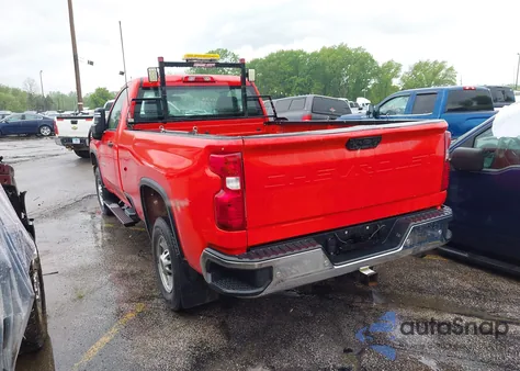 2021 Chevrolet Silverado 2500Hd 2Wd Long Bed Wt из США, поврежденный, VIN 1GC0WLE71MF129129